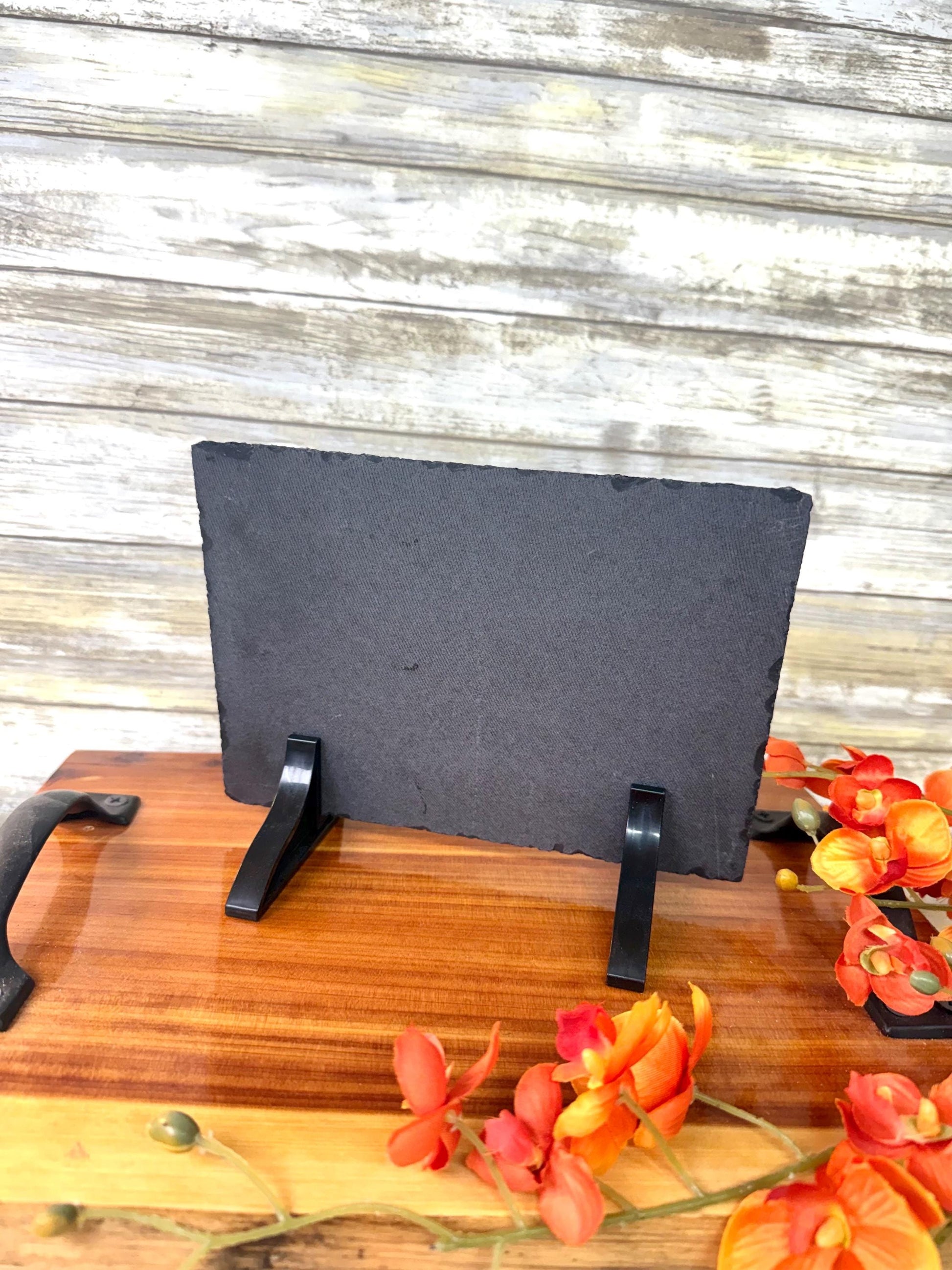 Rock slate photo blank 7.5 x 5.5. Ready to ship