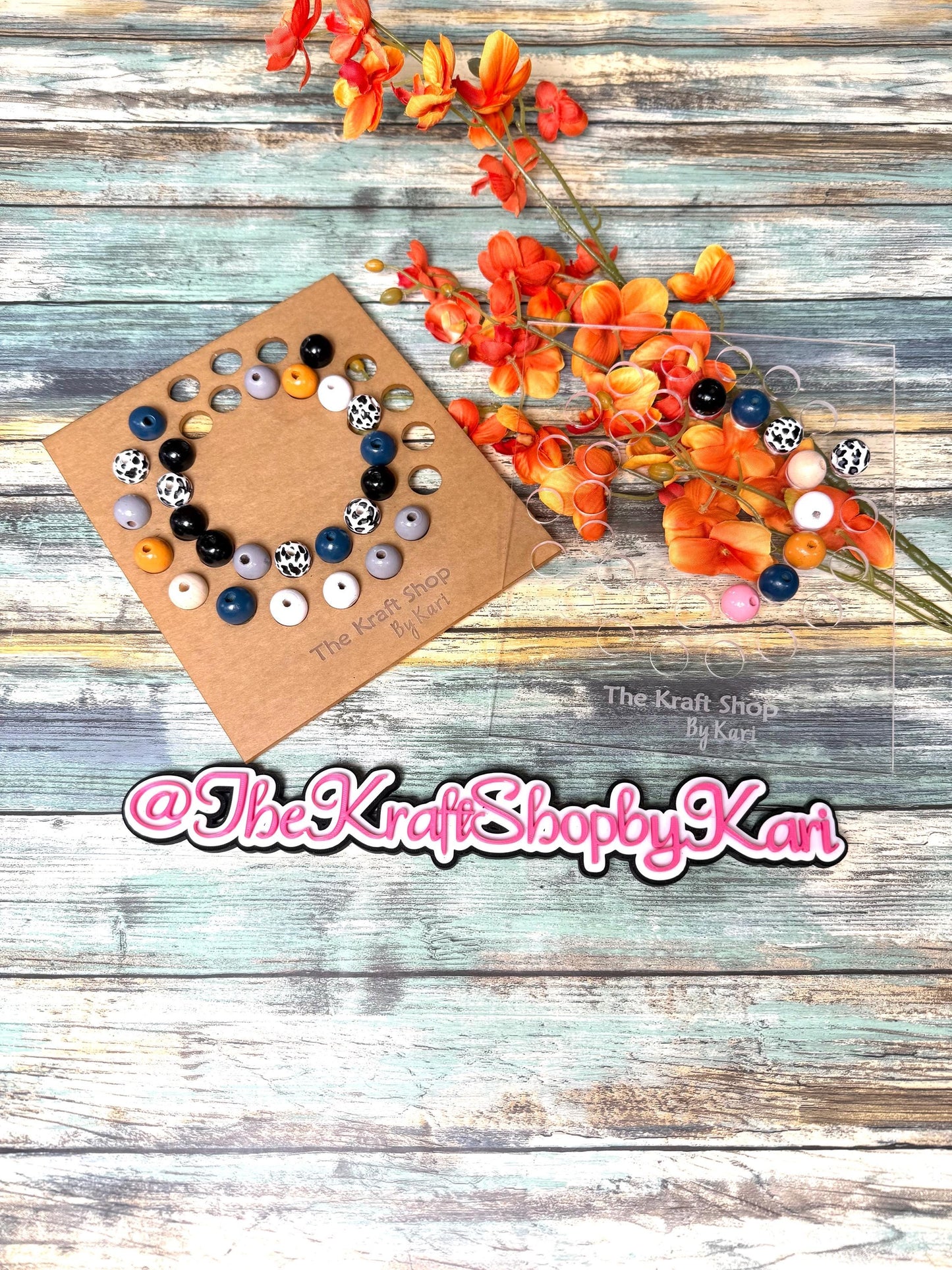 Acrylic bead board template. Bead organizer. Crafter supply and tool. DIY supply.