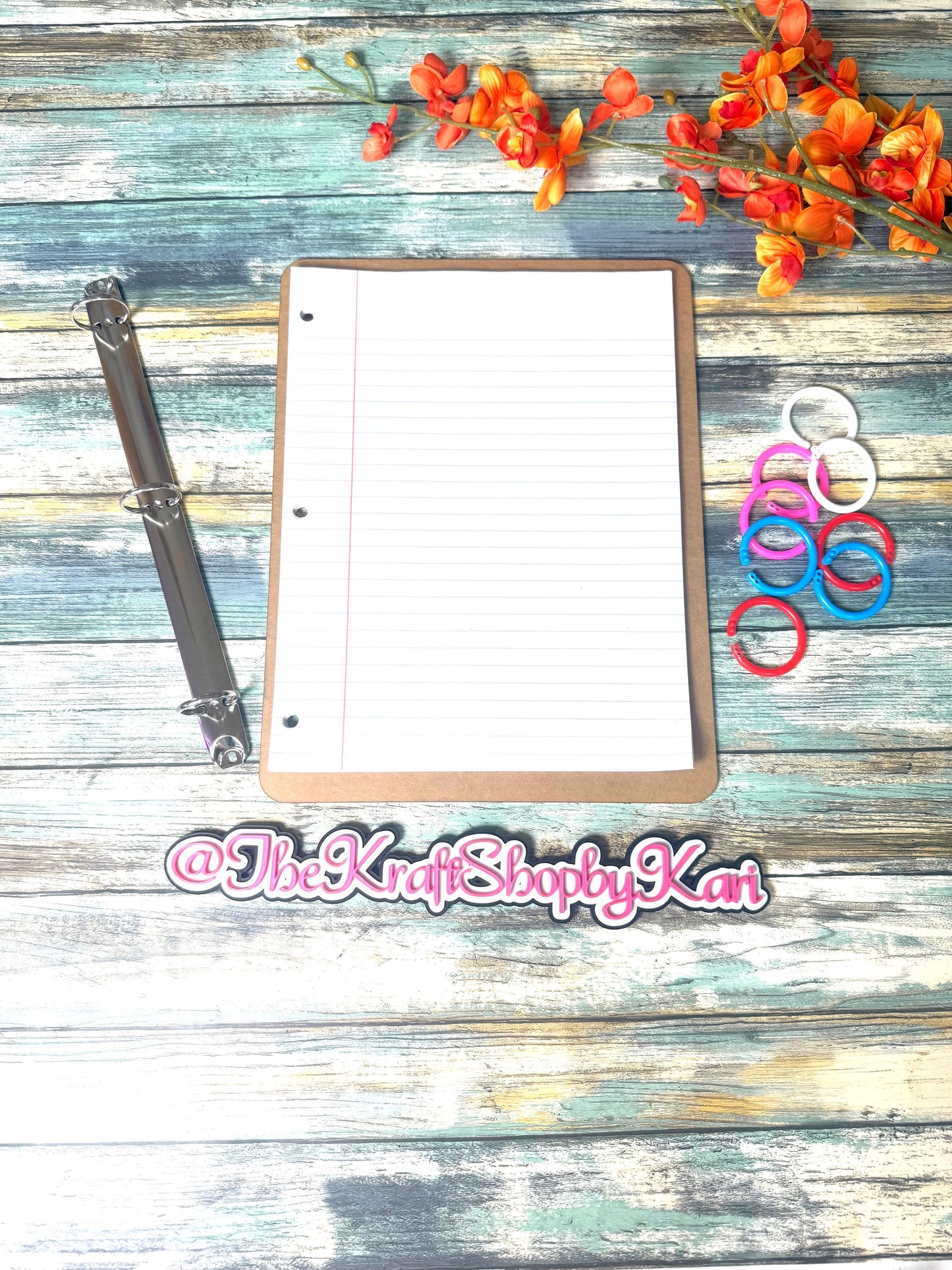 Acrylic XL notebook blank set DIY notebook