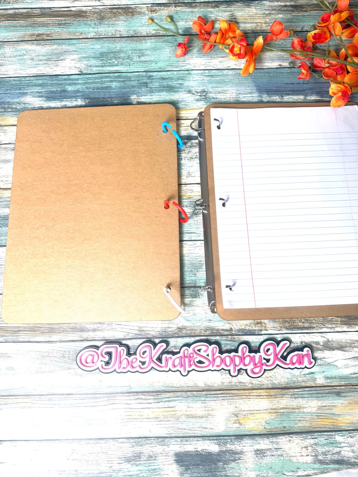 Acrylic XL notebook blank set DIY notebook
