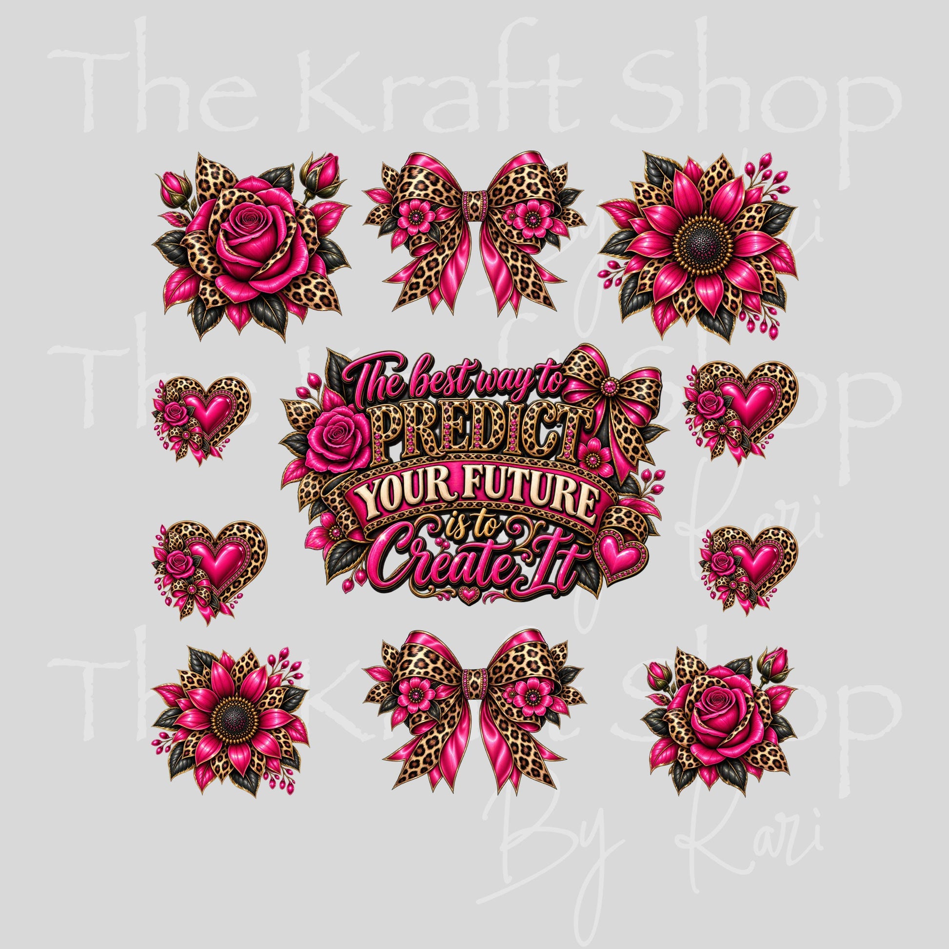 UV DTF Sticker print The Best Way Element sheet 8x8 decal, tumbler decal, permanent sticker. #10562