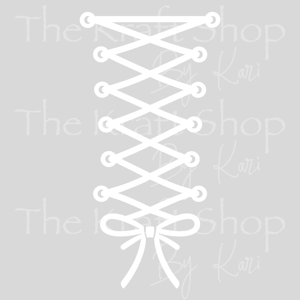 UV DTF Sticker print Shoe Lace Bow decal, tumbler decal, permanent sticker. #10568
