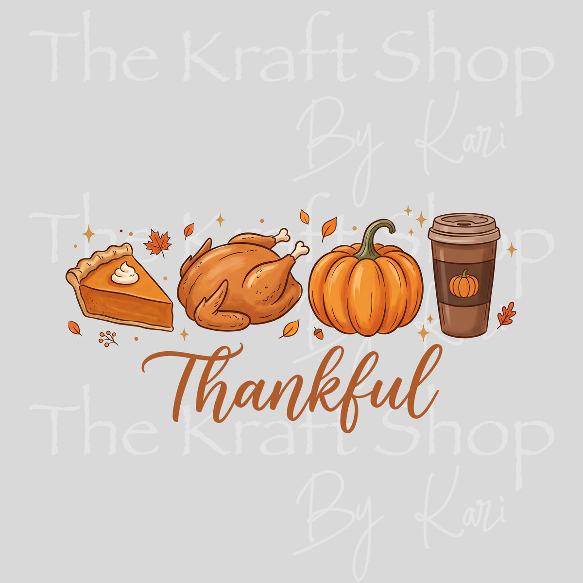 UV DTF Sticker print Thankful Wrap decal, tumbler decal. UV wrap for glass can #7802