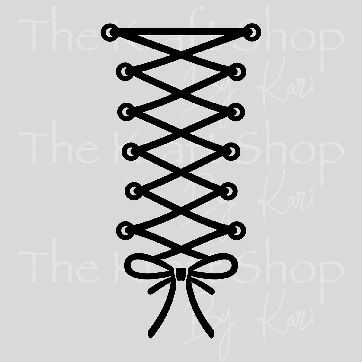 UV DTF Sticker print Shoe Lace Bow decal, tumbler decal, permanent sticker. #10568