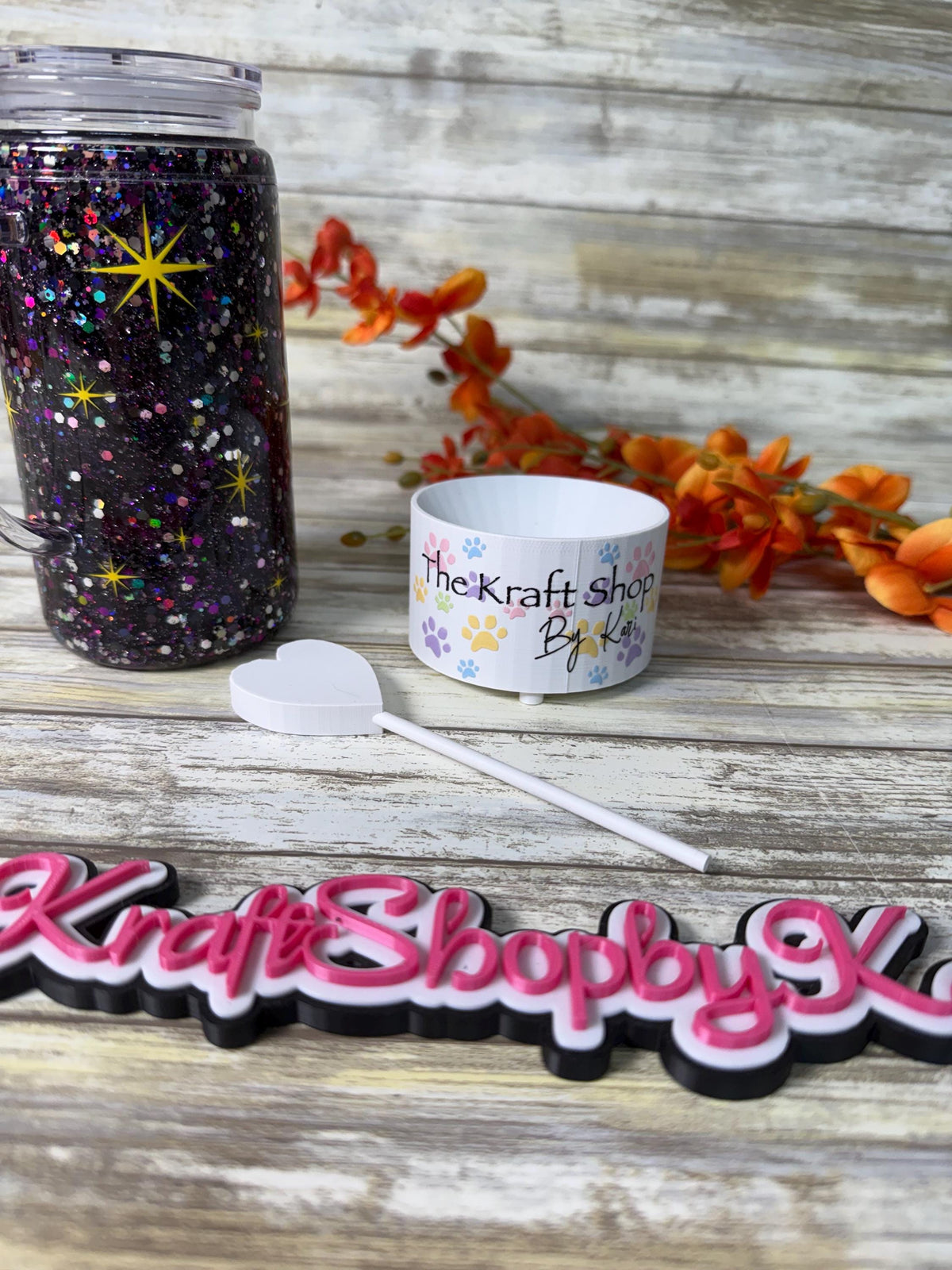 3D Krafty Kone and pokey tool set. Glitter funnel. Ready to ship.