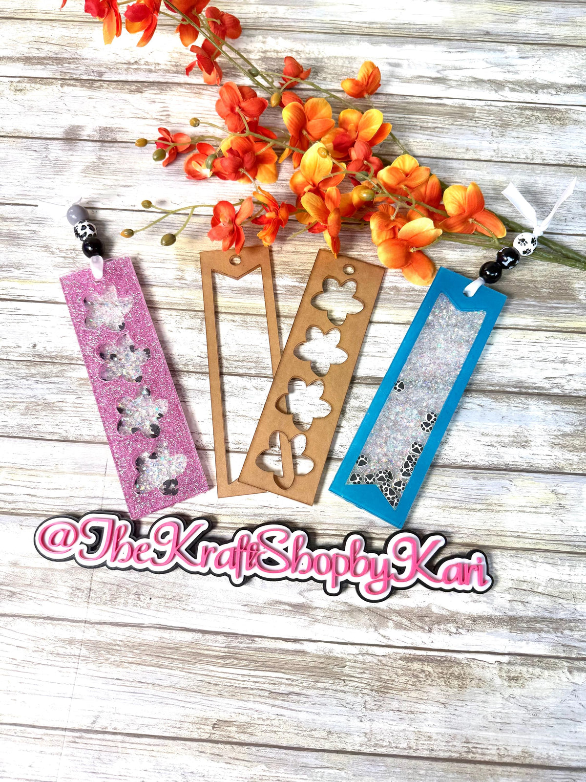 Peekaboo shaker dry snow globe Acrylic bookmark blanks. Bulk blanks. Craft blanks.