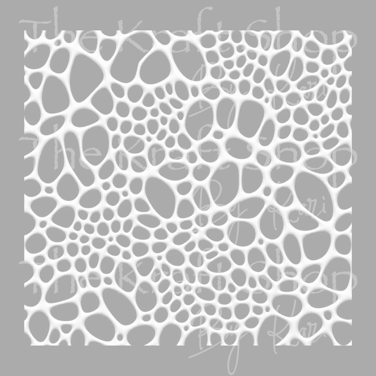 UV DTF Sticker print Electric Mesh Element sheet 8x8 or 10x10 decal, tumbler decal, permanent sticker. #2045