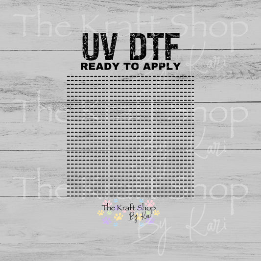 UV DTF Sticker print Patchwork stitching Element sheet 8x8 decal, tumbler decal, permanent sticker. #10571