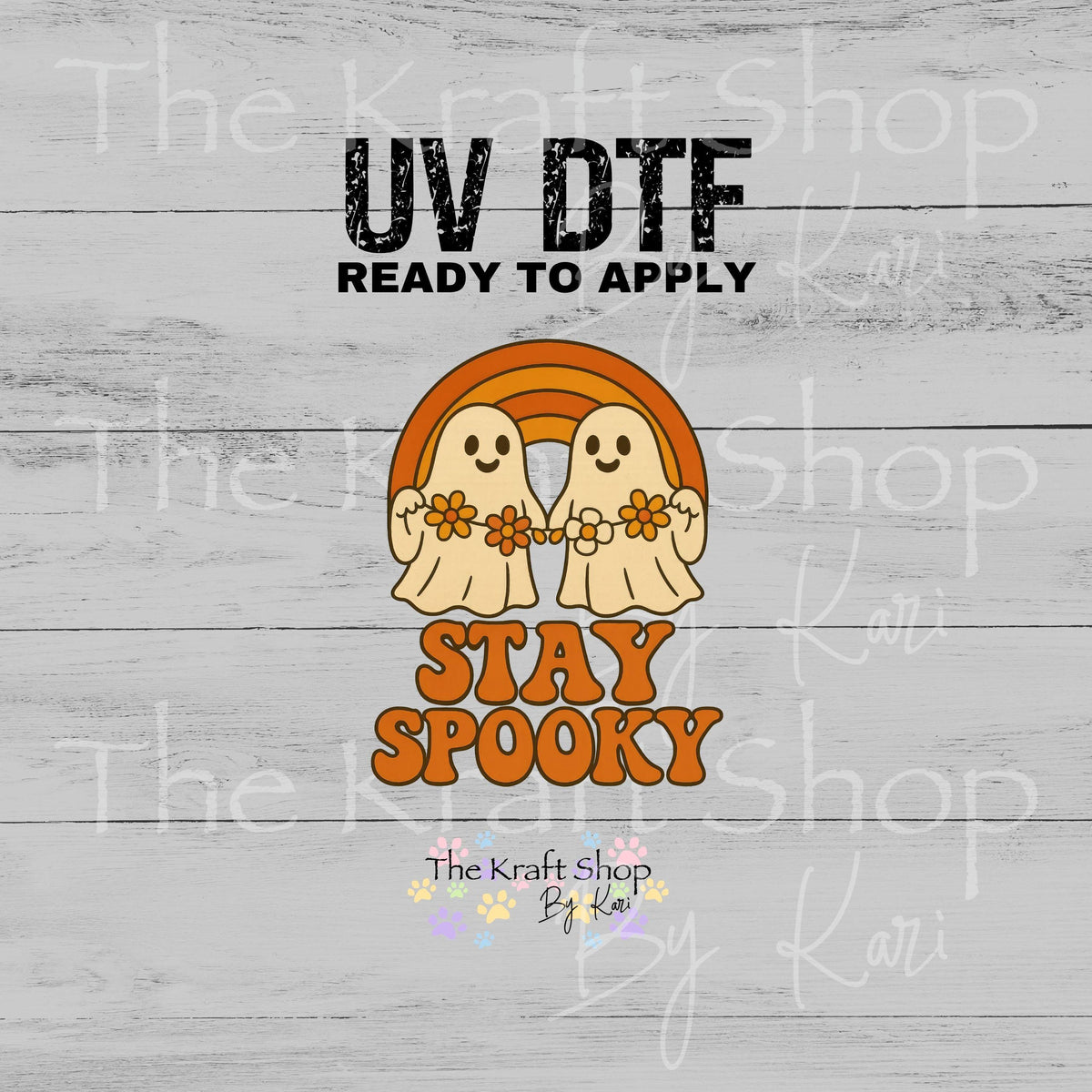 UV DTF Nutcracker Retro Stay Spooky sticker decal #6045