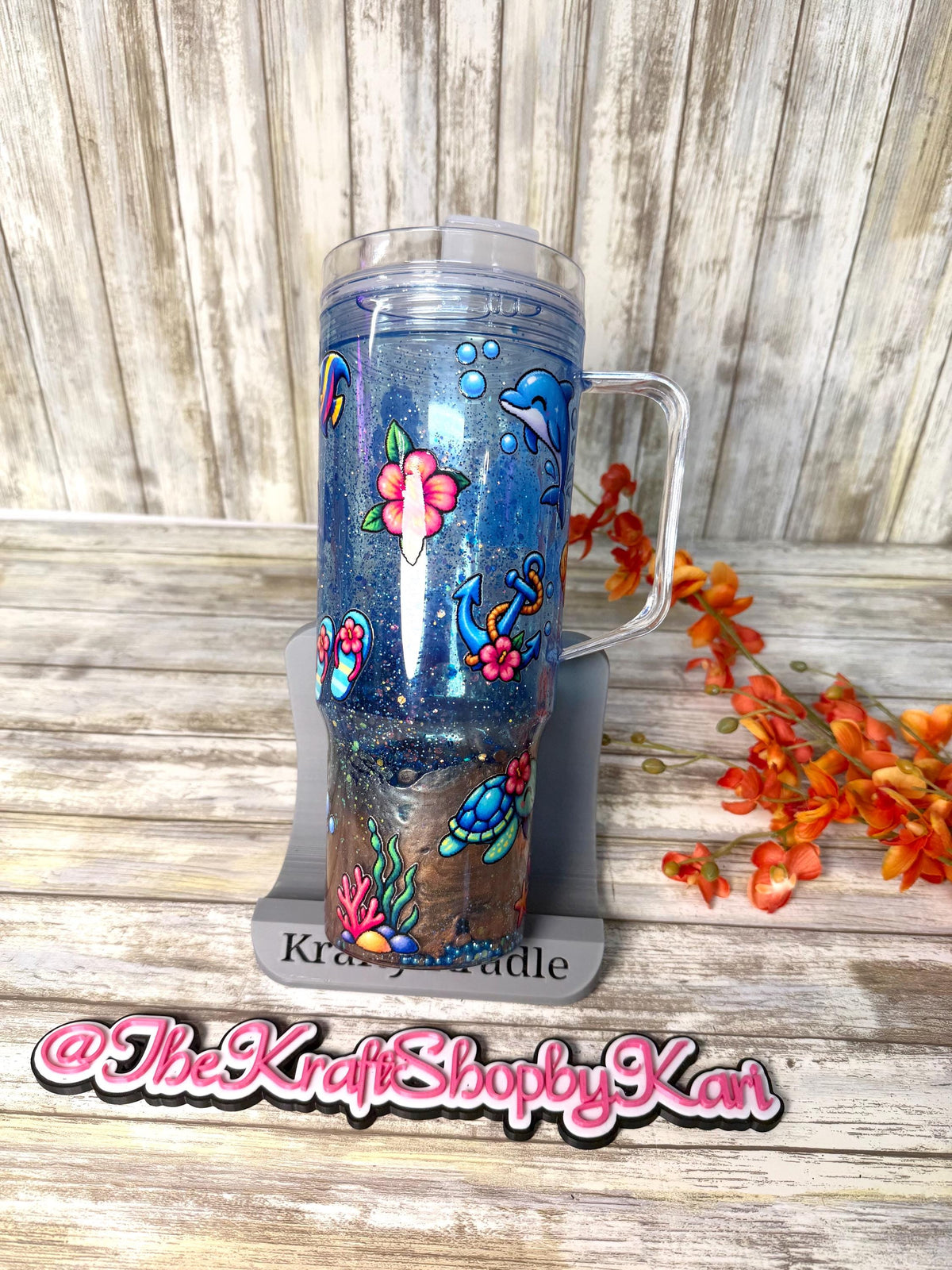 Krafty Kradle tumbler cradle. Crafters cradle. Cup cradle. Craft kit. DIY. Craft supply. Tumbler holder. Tumbler helper. Handmade