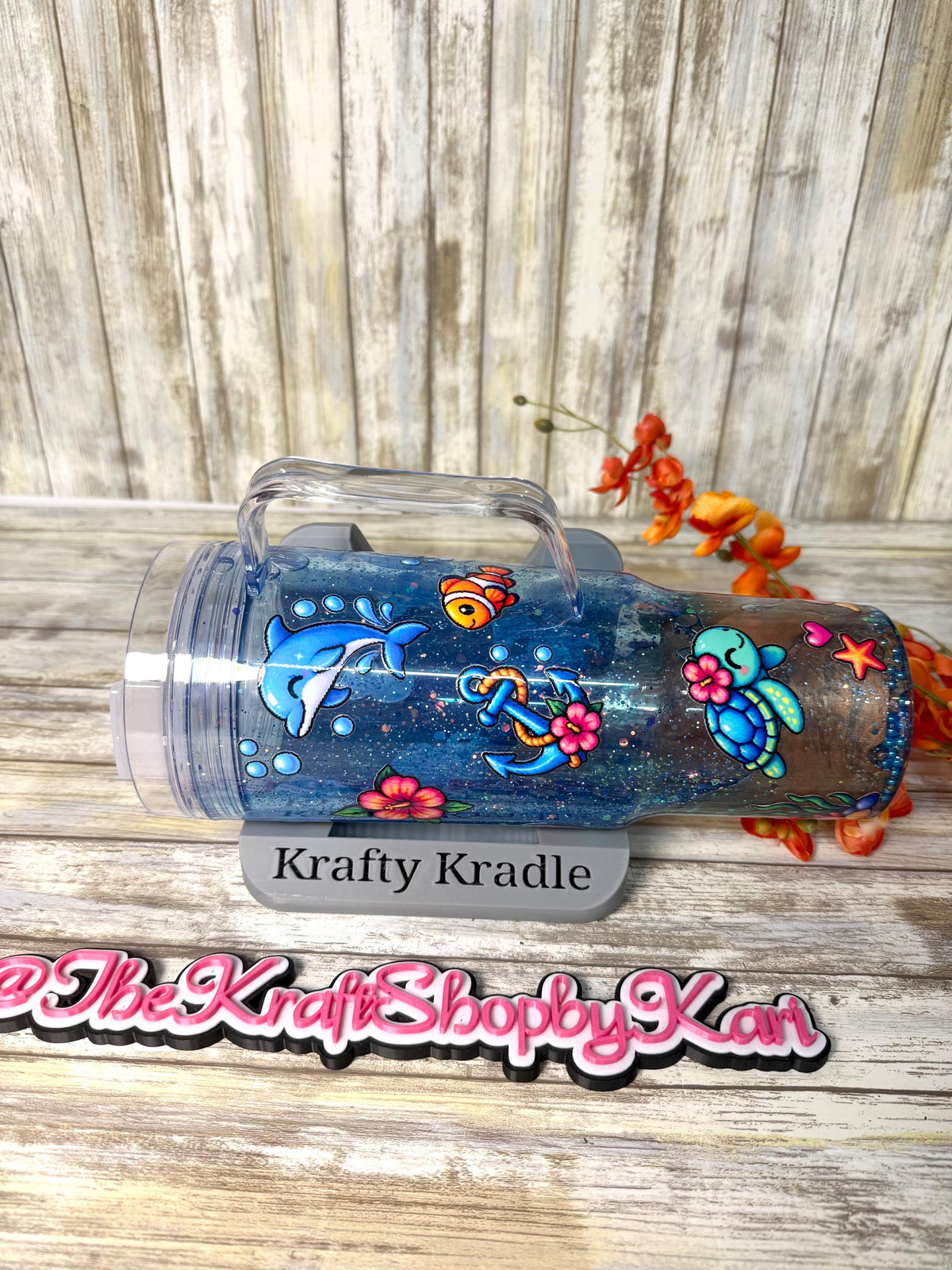 Krafty Kradle tumbler cradle. Crafters cradle. Cup cradle. Craft kit. DIY. Craft supply. Tumbler holder. Tumbler helper. Handmade