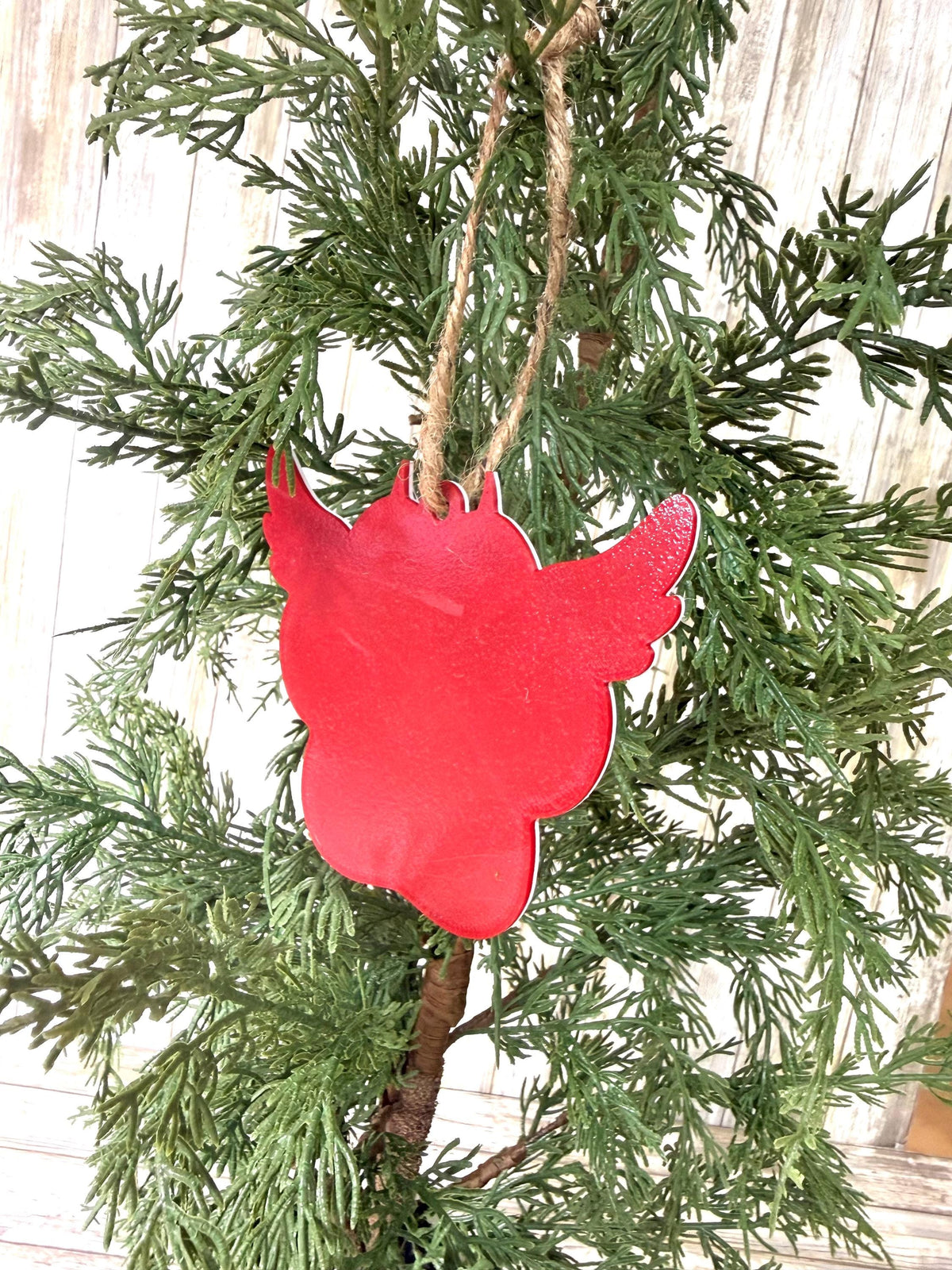 Angel winged Dog paw 3D Christmas ornament. Personalized or blank. Gifts for him or her. Pet ornaments.